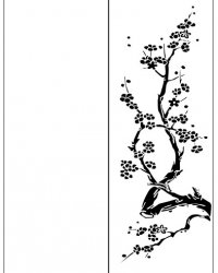 Пескоструйный рисунок Дерево 386